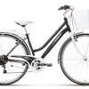 Siena 100 28'' Donna 6v. Nero/bianco Opaco -Negozio Di Attrezzature Per Biciclette bici lombardo siena 100 28 6v 1