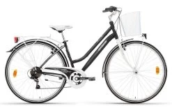 Siena 100 28'' Donna 6v. Nero/bianco Opaco