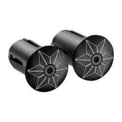 Supacaz Nastro Manubrio Super Sticky Kush Galaxy Nero/bianco 25522-3120 -Negozio Di Attrezzature Per Biciclette black bar plugs 2