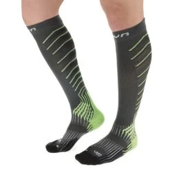 Calzini Uyn Run Compression One Piece 0.0 Grigio/giallo -Negozio Di Attrezzature Per Biciclette calzini uyn run compression one piece 0 0 grigio giallo 3