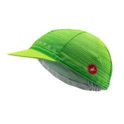 Cappellino Castelli Rosso Corsa Lime