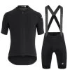 Completo Assos Maglia Mille GT C2 Evo + Salopette Mille GT Nero/nero