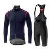 Completo Castelli Giacca Perfetto Ros Saville Blu + Salopette Tutto Nano