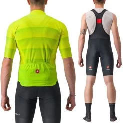 Completo Castelli Maglia Livelli + Salopette Entrata 2 Nero/giallo Fluo 5 Completo Castelli Maglia Livelli + Salopette Entrata 2 Nero/giallo Fluo -Negozio Di Attrezzature Per Biciclette completo castelli maglia livelli salopette entrata 2 nero giallo fluo 2