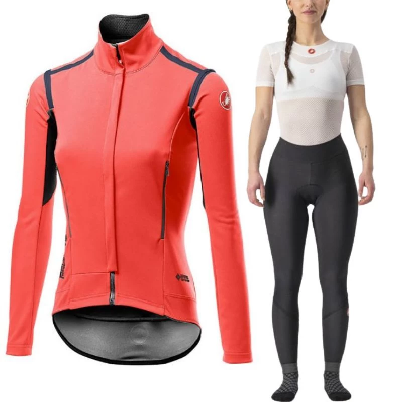 Completo Donna Castelli Perfetto RoS + Pantaloni Velocissima Thermal 3 Completo Donna Castelli Perfetto RoS + Pantaloni Velocissima Thermal