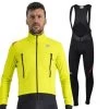 Completo Sportful Giacca Fiandre Warm + Salopette Fiandre No Rain