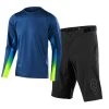 Completo Troy Lee Designs Maglia Skyline + Pantalone Flowline 2 Completo Troy Lee Designs Maglia Skyline + Pantalone Flowline -Negozio Di Attrezzature Per Biciclette completo troy lee designs maglia skyline jet pantalone flowline nero