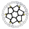 Disco Freno Wave Flottante 6 Fori Nero/giallo -Negozio Di Attrezzature Per Biciclette disco freno flottante giallo