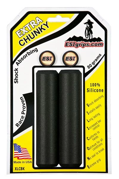 ESI Grips Manopole Extra Chunky 80gr Nero 3 ESI Grips Manopole Extra Chunky 80gr Nero
