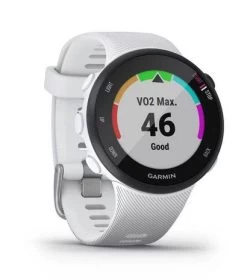 Garmin Forerunner 45S Nero Cinturino Bianco -Negozio Di Attrezzature Per Biciclette forerunner 2
