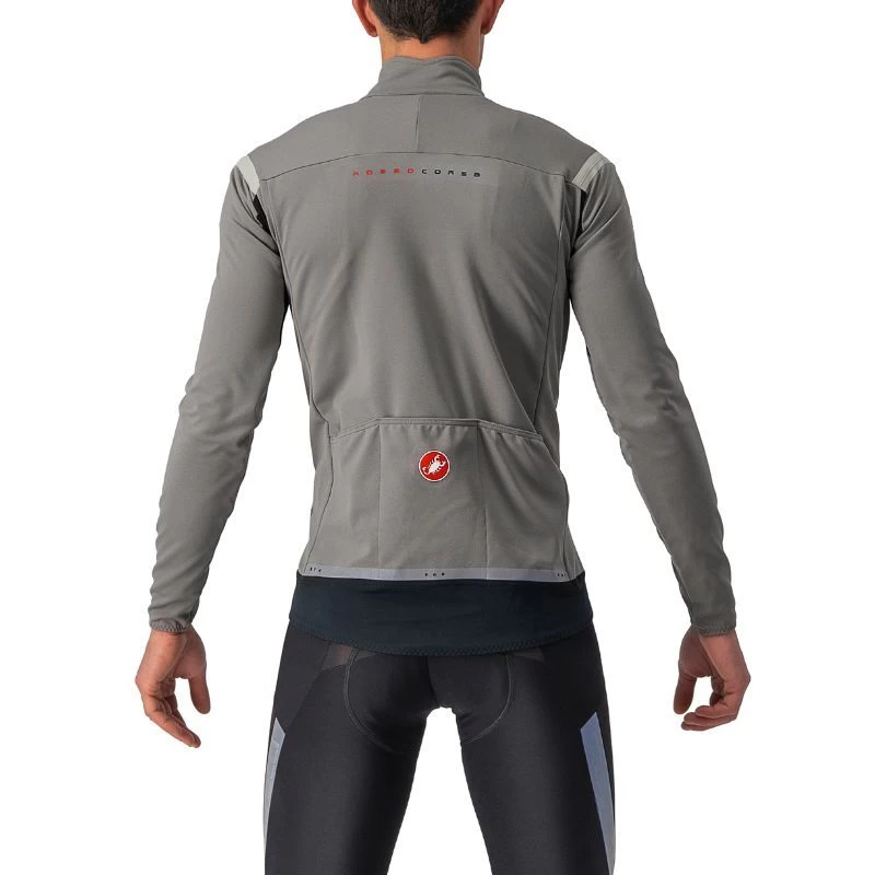 Giacca Castelli Perfetto Ros 2 Rosso Corsa Grigio 4 Giacca Castelli Perfetto Ros 2 Rosso Corsa Grigio - immagine 2