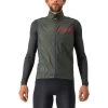 Gilet Castelli Squadra Stretch Verde Militare/rosso