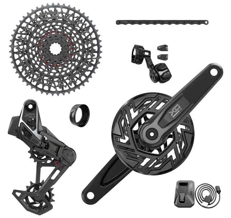 Gruppo Sram X0 T-type Eagle Axs 36t E-mtb Brose 160mm 10-52 3 Gruppo Sram X0 T-type Eagle Axs 36t E-mtb Brose 160mm 10-52