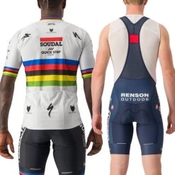 Completo Castelli Maglia + Salopette Soudal Team Quick-Step World Champion -Negozio Di Attrezzature Per Biciclette immagini prodotto m2 2023 02 14t172457.040