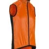 Assos Gilet Mille Gt Wind Arancione -Negozio Di Attrezzature Per Biciclette lato gilet