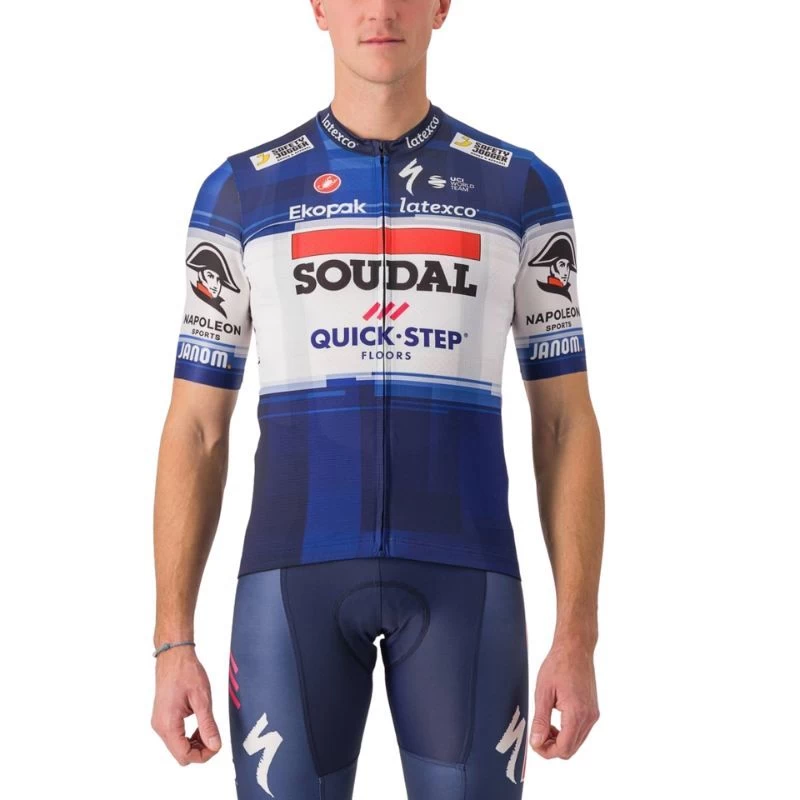 Maglia Castelli Competizione 2 Soudal Team Quick-step Bianco/blu 3 Maglia Castelli Competizione 2 Soudal Team Quick-step Bianco/blu
