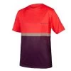 Maglia Endura SingleTrack Core T II Rosso/viola -Negozio Di Attrezzature Per Biciclette maglia endura singletrack core t ii rosso viola 1