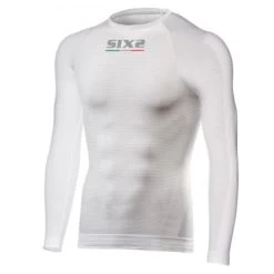 Maglia Intima A Giro Collo Sixs Carbon Bianco