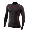 Maglia Intima Collo Alto Lupetto Sixs Blazefit Nero/rosso -Negozio Di Attrezzature Per Biciclette maglia intima collo alto lupetto sixs blazefit nero rosso 1