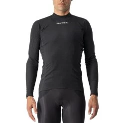 Maglia Intima Manica Lunga Castelli Flanders Warm Nero