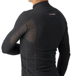Maglia Intima Manica Lunga Castelli Flanders Warm Nero -Negozio Di Attrezzature Per Biciclette maglia intima manica lunga castelli flanders warm nero 3