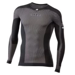 Maglia Intima Manica Lunga Giro Collo Sixs Carbon Nero