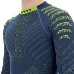 Maglia Intima Manica Lunga Uyn Resilyon Blu/giallo -Negozio Di Attrezzature Per Biciclette maglia intima manica lunga uyn resilyon blu giallo 3