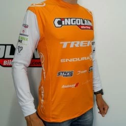 Maglia Manica Lunga Endura MT500 Cingolani/Lupato Ltd Arancione -Negozio Di Attrezzature Per Biciclette maglia manica lunga endura mt500 cingolani lupato ltd arancione 3