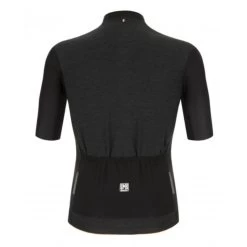 Maglia Santini Colore Puro Nero -Negozio Di Attrezzature Per Biciclette maglia santini colore puro nero3
