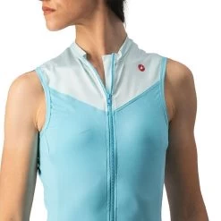 Maglia Smanicata Castelli Solaris Donna Azzurro -Negozio Di Attrezzature Per Biciclette maglia smanicata castelli solaris donna azzurro 3