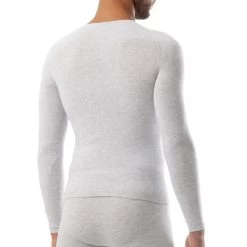 Maglia Intima Manica Lunga Giro Collo Silveskin Stay Warm Grigio -Negozio Di Attrezzature Per Biciclette maglia termica manica lunga giro collo2