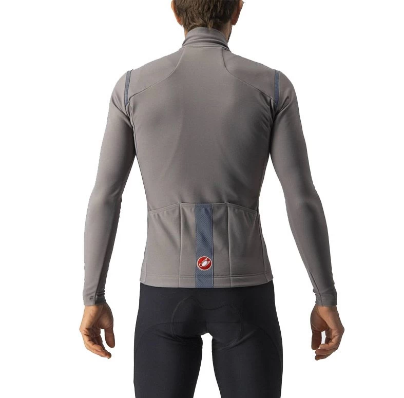 Maglia Manica Lunga Castelli Tutto Nano RoS Rosso Corsa Grigio 4 Maglia Manica Lunga Castelli Tutto Nano RoS Rosso Corsa Grigio - immagine 2