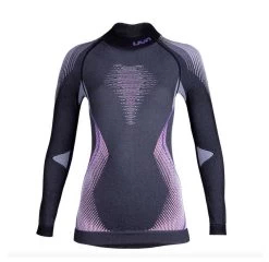 UYN Maglia Intima Manica Lunga Lupetto Evolutyon Donna Grigio/viola