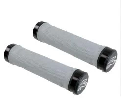 Manopole Renthal Grip Tech Lock-on Soft Grigio Chiaro