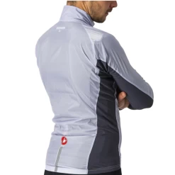 Mantellina Castelli Squadra Stretch Grigio -Negozio Di Attrezzature Per Biciclette mantellina castelli squadra stretch grigio 5