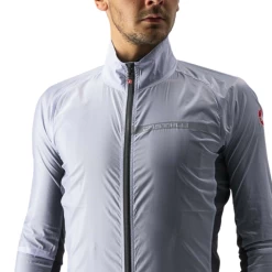 Mantellina Castelli Squadra Stretch Grigio -Negozio Di Attrezzature Per Biciclette mantellina castelli squadra stretch grigio 6
