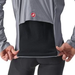 Mantellina Castelli Tempesta Lite Grigio -Negozio Di Attrezzature Per Biciclette mantellina castelli tempesta lite grigio 3