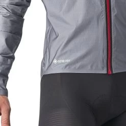 Mantellina Castelli Tempesta Lite Grigio -Negozio Di Attrezzature Per Biciclette mantellina castelli tempesta lite grigio 4