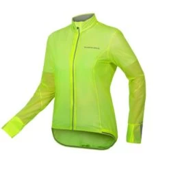 Mantellina Impermeabile Endura FS260-Pro Adrenaline Race Cape II Donna Giallo Fluo