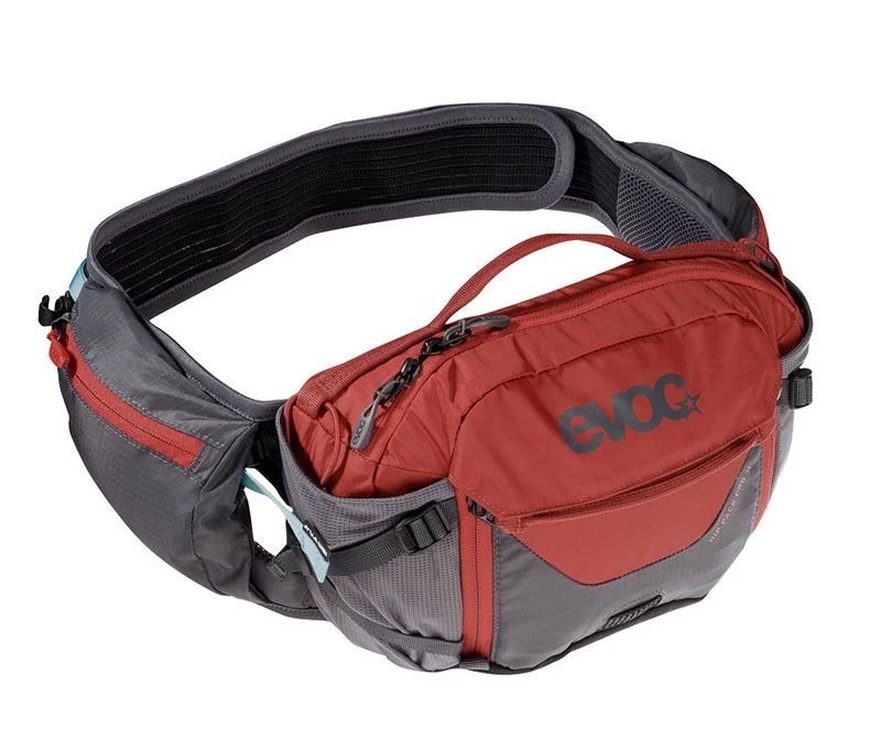 Evoc Marsupio Hip Pack Pro 3l Grigio/rosso One Size 3 Evoc Marsupio Hip Pack Pro 3l Grigio/rosso One Size