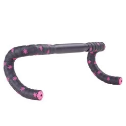 Supacaz Nastro Manubrio Super Sticky Kush Galaxy Nero/rosa Fluo 25522-3150 -Negozio Di Attrezzature Per Biciclette nastro galaxy supacaz