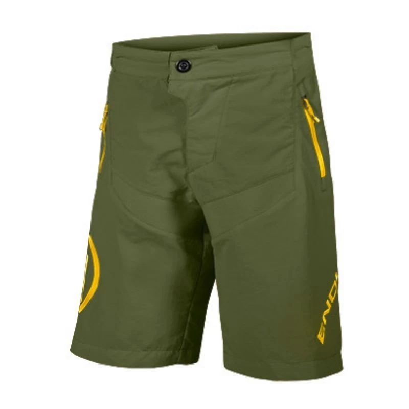 Pantaloni Corti Endura MT500 Bambino Con Fondello Verde 3 Pantaloni Corti Endura MT500 Bambino Con Fondello Verde