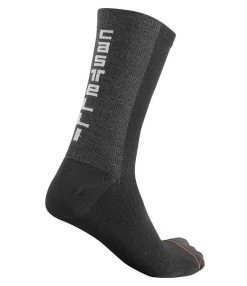 Calzini Castelli Bandito Wool 18 Nero