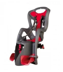 Bellelli Seggiolino Posteriore Su Portapacchi Pepe Grigio/rosso