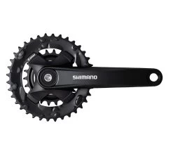 Guarnitura Shimano Altus Mt101 2x9v. 36/22 175mm Nero