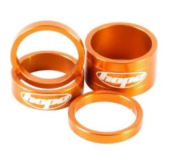 HOPE Kit Spessori Alluminio 20/10/5mm Arancione 4pz