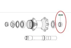 Fulcrum Controdado Mozzo Posteriore Racing 3 Destro