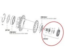 Cannondale Kh124/ Tappo Mozzo Lefty Supermax