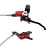 Impianto Frenante Hope Tech 4 V4 Braided Nero/Rosso 1 Impianto Frenante Hope Tech 4 V4 Braided Nero/Rosso -Negozio Di Attrezzature Per Biciclette tech4 nero rosso