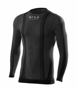 Maglia Intima A Girocollo Sixs Carbon Nero